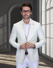 LANGLEY OFF WHITE MODERN FIT BLAZER