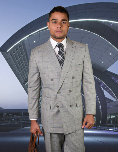 OLIVER GREY REGULAR FIT DOUBLE BREASTED SUIT