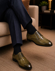 Statement Plain Toe Oxford – Khaki