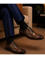 Statement Wingtip Oxford – Brown