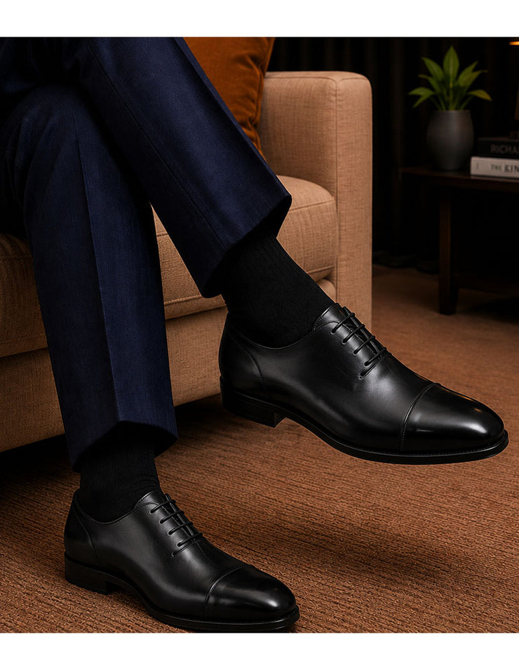 Statement Classic Cap Toe Oxford – Black