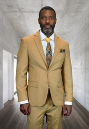 CAMEL 2 PC MODERN FIT SUIT