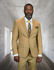 CAMEL 2 PC MODERN FIT SUIT