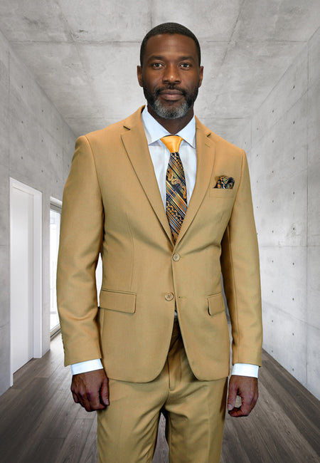 CAMEL 2 PC MODERN FIT SUIT
