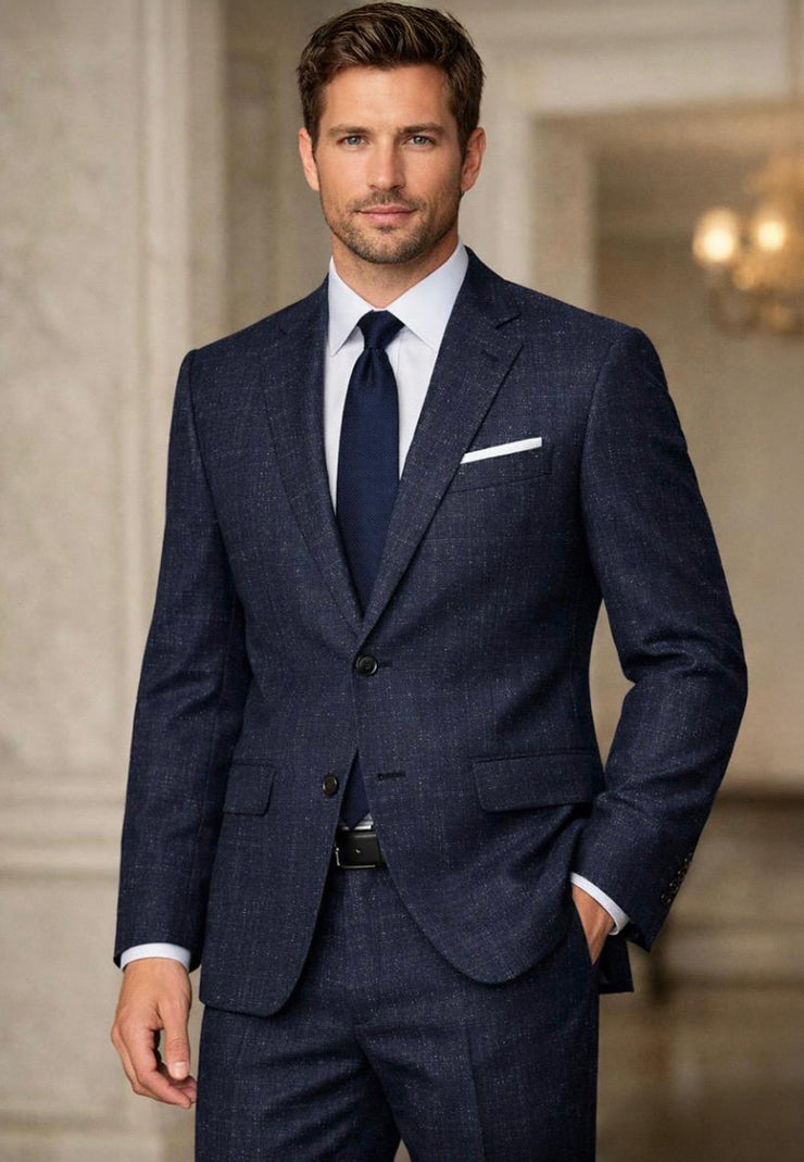 NAVY 2 PC MODERN FIT SUIT