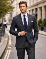 DARK GREY 2 PC MODERN FIT SUIT