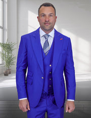 AMIRI 3 PC ROYAL MODERN FIT SUIT