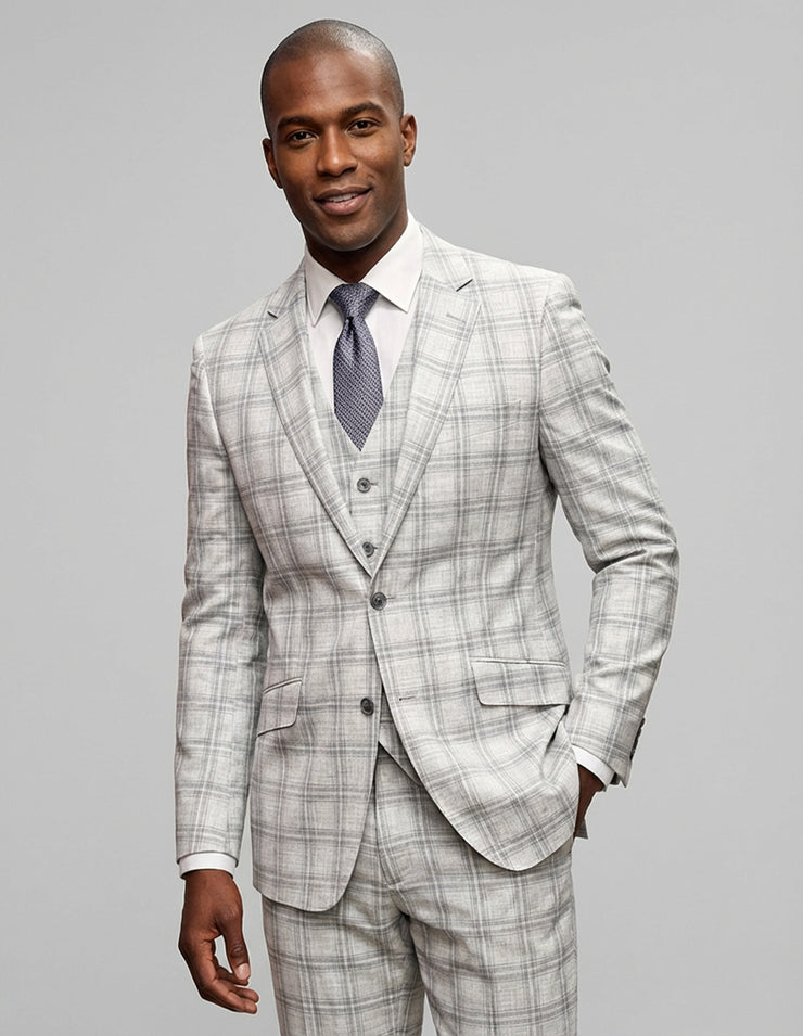 ANGEL 3 PC NATURAL MODERN FIT SUIT