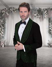 AWARD HUNTER RHINESTONE MODERN FIT LUXURY TUXEDO