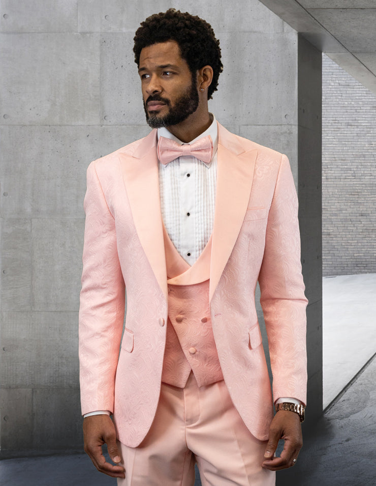 BELAGIO XV 3 PC BLUSH MODERN FIT TUXEDO