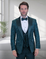 BELAGIO XV 3 PC HUNTER MODERN FIT TUXEDO