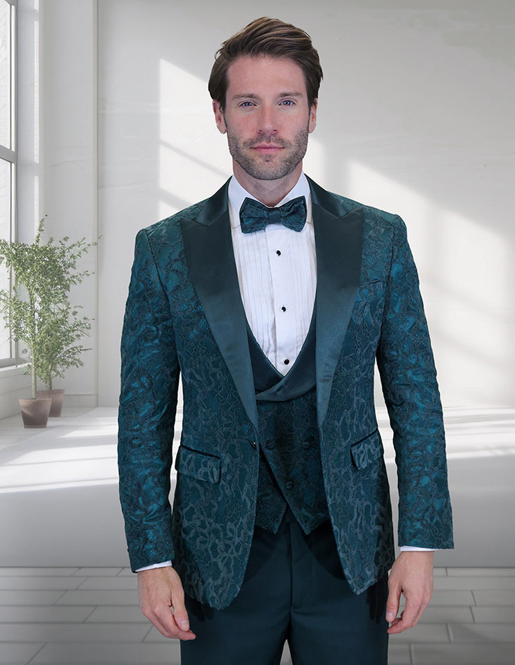 BELAGIO XV 3 PC HUNTER MODERN FIT TUXEDO