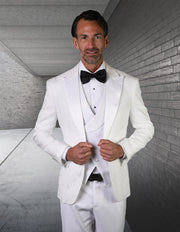 BELAGIO XV 3 PC WHITE MODERN FIT TUXEDO