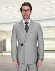 BOLANZO 2 PC GRAY MODERN FIT SUIT