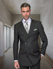 ZARELLI 2 PC HUNTER DOUBLE BREASTED REGULAR FIT SUIT