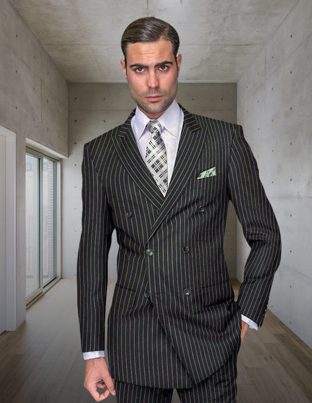 ZARELLI 2 PC HUNTER DOUBLE BREASTED REGULAR FIT SUIT
