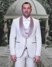 EMPORIO 3 PC IVORY MODERN FIT TUXEDO