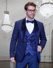 EMPORIO 3 PC SAPHIRE MODERN FIT TUXEDO