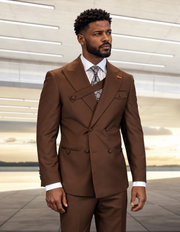 AZONE COPPER DESIGNER DOUBLE BREASTED SUIT