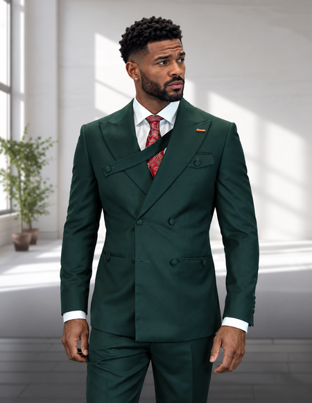 AZONE HUNTER DESIGNER DOUBLE BREASTED SUIT