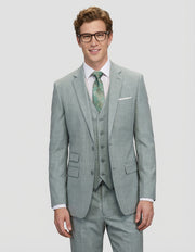 LARZO 3 PC AQUA MODERN FIT SUIT