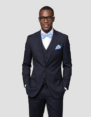 LIONEL 3 PC NAVY PINSTRIPE MODERN FIT SUIT