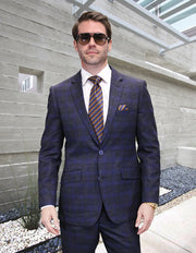 MATERA 2 PC SAPPHIRE MODERN FIT SUIT