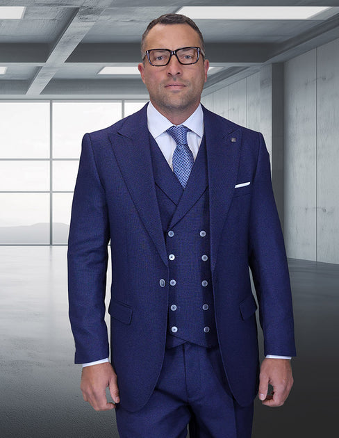 Neive Rondo NEIVE 3 PC SAPPHIRE REGULAR FIT SUIT – Bachrach