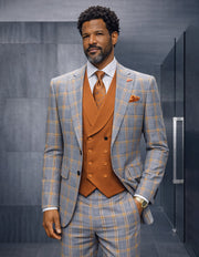 OLIVER GREY 3 PC MODERN FIT SUIT