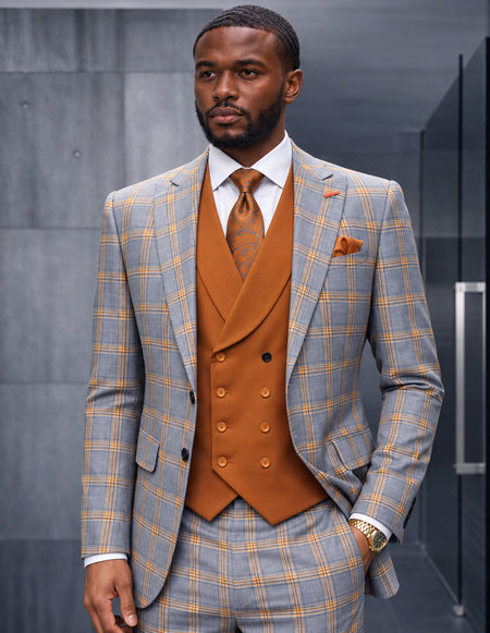 OLIVER GRAY 3 PC MODERN FIT SUIT