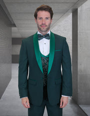PALMERO 3 PC HUNTER MODERN FIT TUXEDO