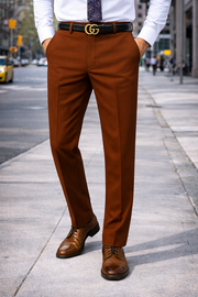 COPPER SLIM FIT DRESS PANTS