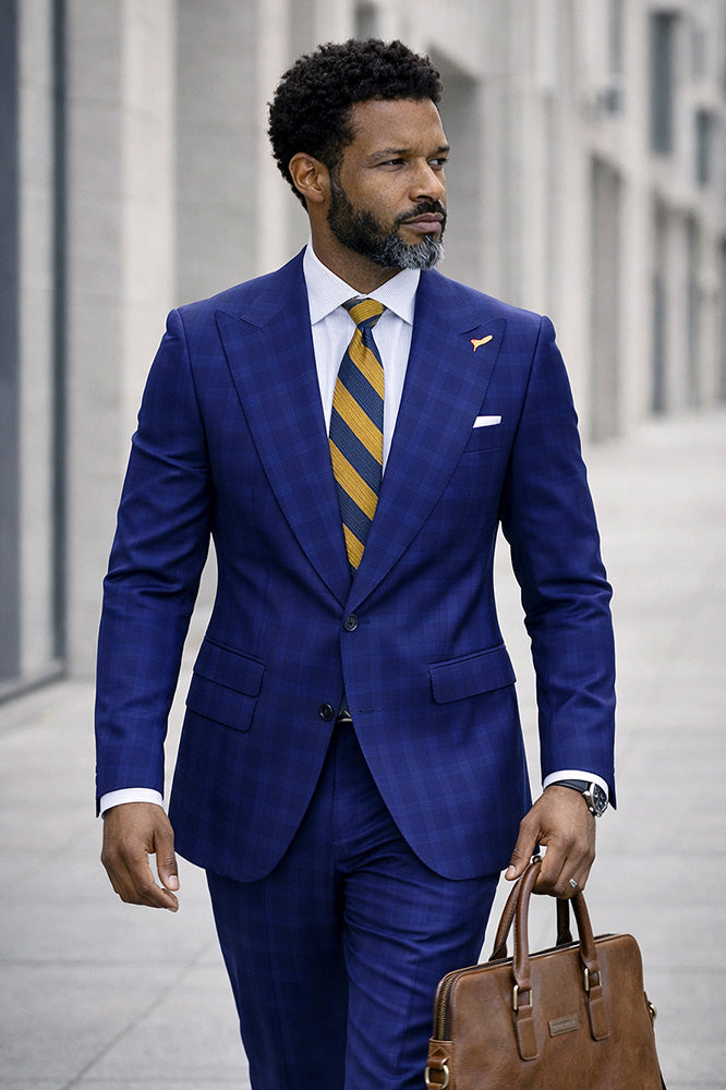 PORTO 2 PC COBALT MODERN FIT SUIT