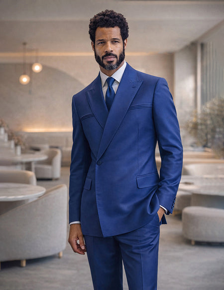 SIENA SAPHHIRE DESIGNER DOUBLE BREASTED SUIT