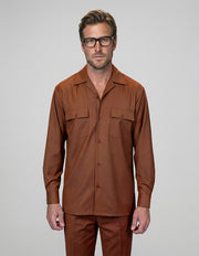 COPPER 2 PC SHIRT AND PANT SET