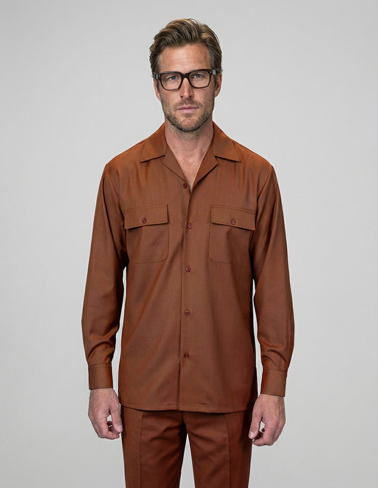 COPPER 2 PC SHIRT AND PANT SET