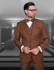 STAVROS 3 PC COPPER MODERN FIT SUIT