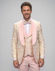 TIZANO 3 PC BLUSH MODERN FIT TUXEDO