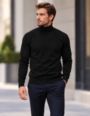 BLACK TURTLE NECK