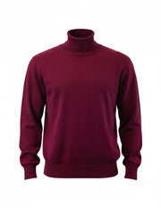 BURGUNDY TURTLE NECK
