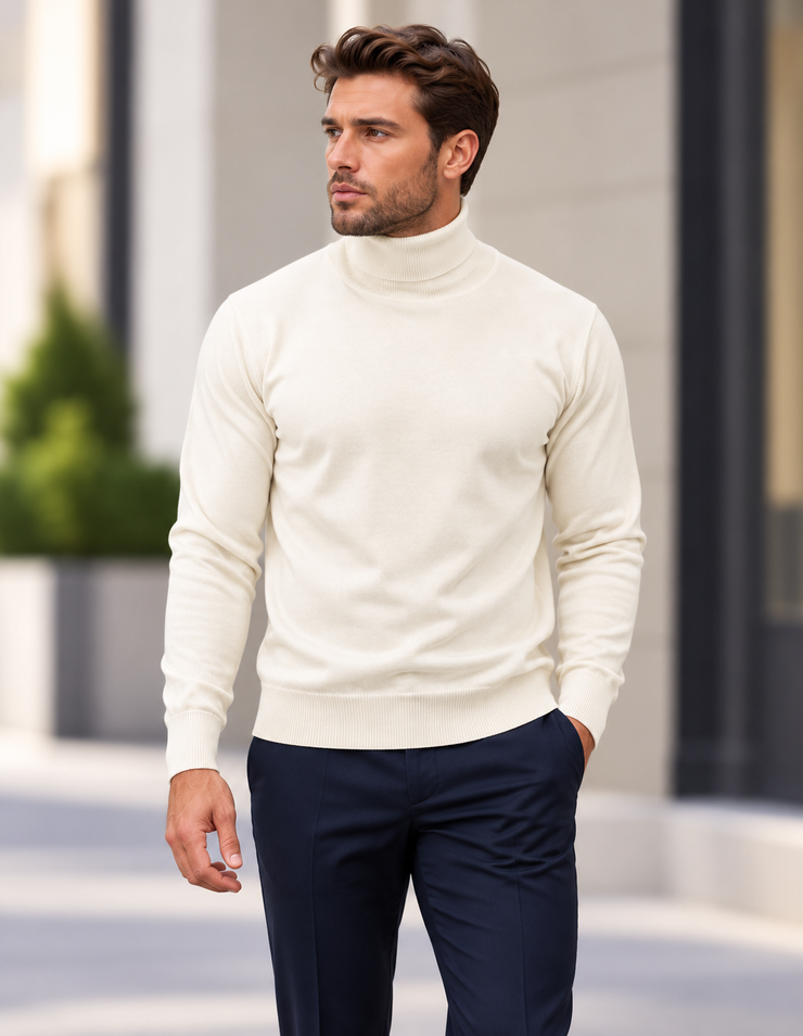 OFF WHITE TURTLE NECK