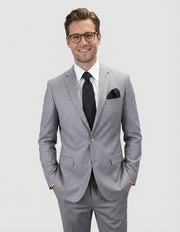 TRISTAN 2 PC GREY MODERN FIT SUIT