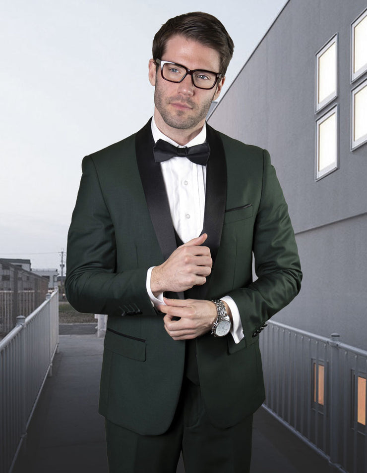 RENOIR 3 PC HUNTER MODERN FIT TUXEDO