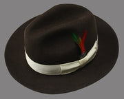 BROWN & OFF WHITE UNTOUCHABLE MEN’S HAT
