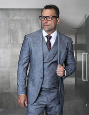 VERONA 3 PC GRAY MODERN FIT SUIT