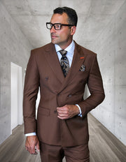 COPPER MODERN FIT DOUBLE BREASTED SUIT