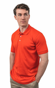 CLEOCOTTON RED POLO SHIRT