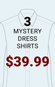3 MYSTERY DRESS SHIRTS