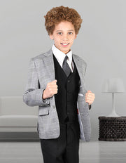 BLACK 3 PC BOY’S SUIT