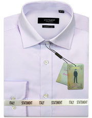 MODERN FIT LAVENDER PIN DOT DRESS SHIRT